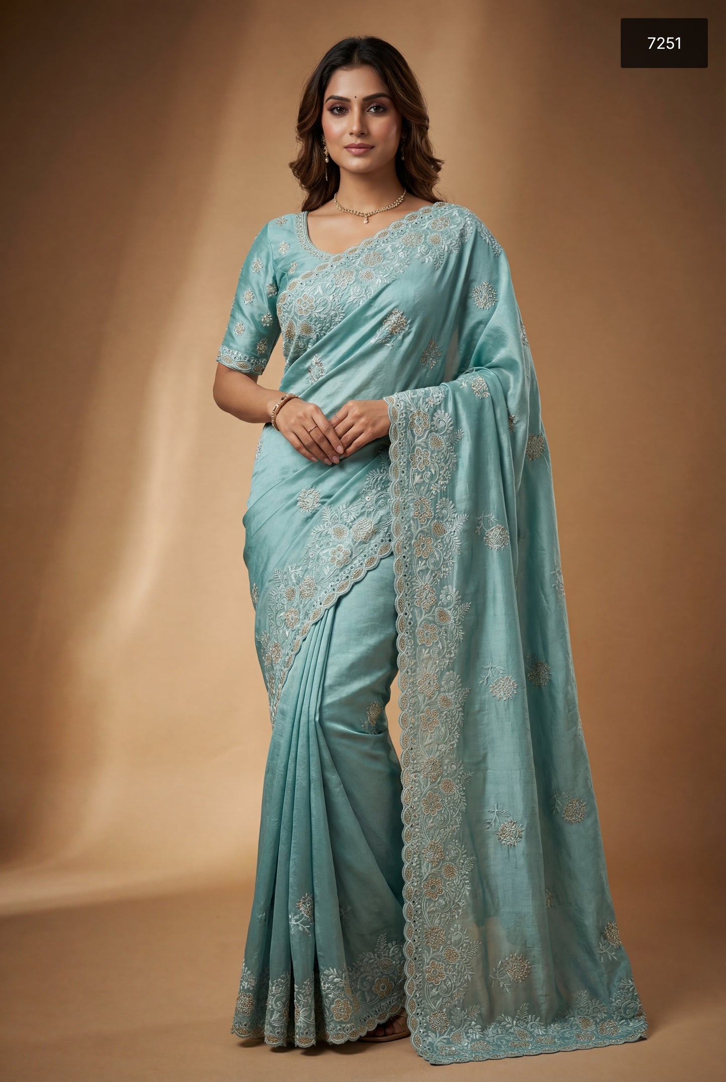 Pastel Dream Crepe Silk Sarees Delicate Embroidery Collection