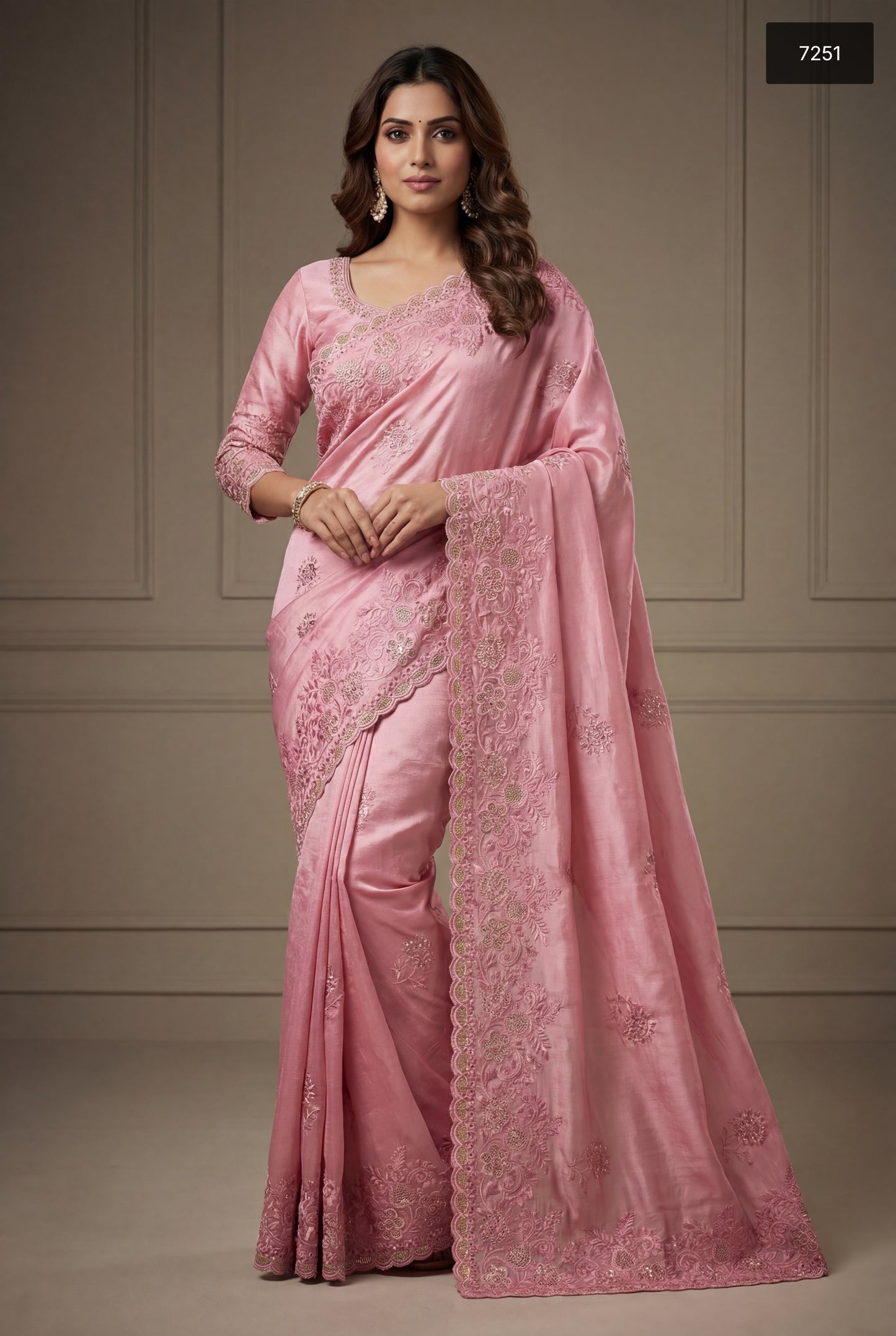 Pastel Dream Crepe Silk Sarees Delicate Embroidery Collection